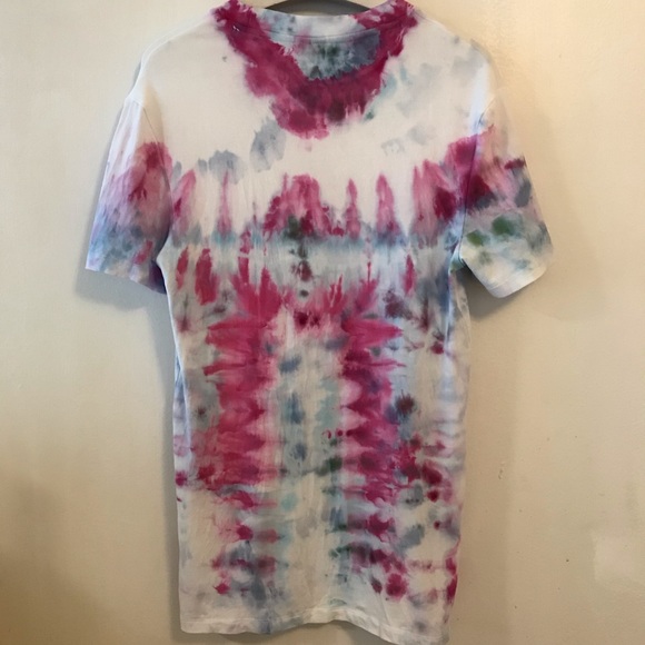 Asos T-Shirt Muscle Fit Tie Dye Custom New - Picture 9 of 15